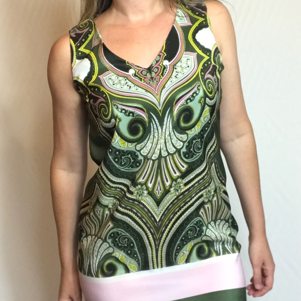 Renee C. Green paisley dress